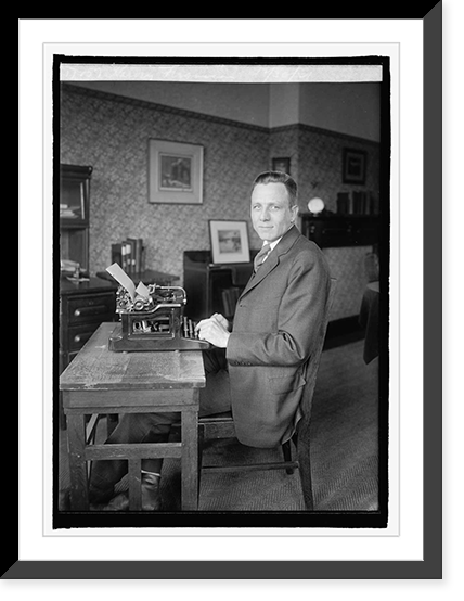 Historic Framed Print, Harvey Ferguson, 12/30/21,  17-7/8" x 21-7/8"