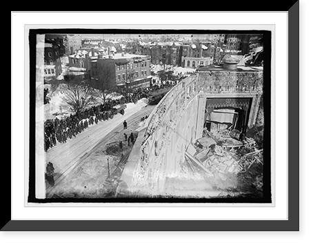 Knickerbocker Theater disaster, 1/30/22 Classic, Antique Wall Art