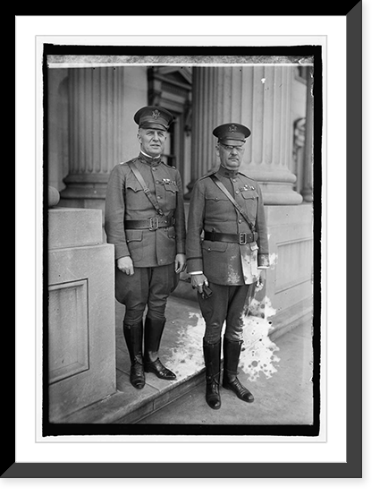 Lt. Col. Chas. H. Morrow, Brig. Gen'l Wm. S. Grave, Historic Print