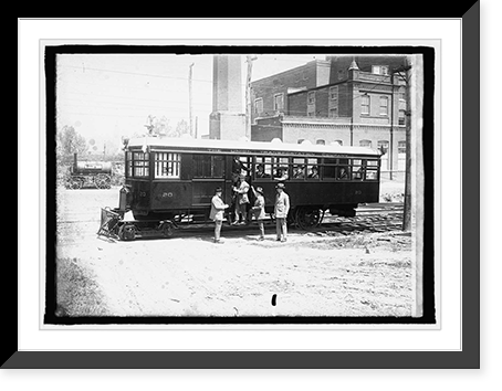 White Rail gas car, 4/25/22 Classic, Antique Poster