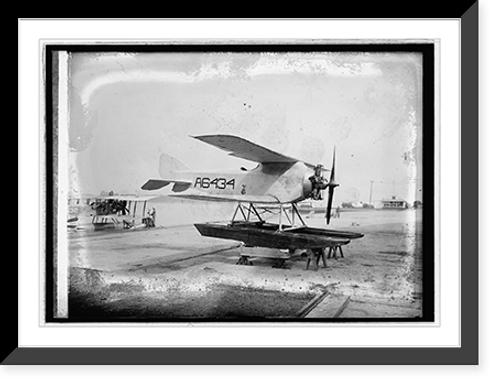 Historic Framed Print, Submarine plane, [10/4/22],  17-7/8" x 21-7/8"