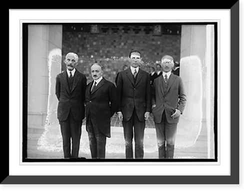 Historic Framed Print, Mellon, de Cespedes, Phillip, Crowder, 10/19/22,  17-7/8" x 21-7/8"