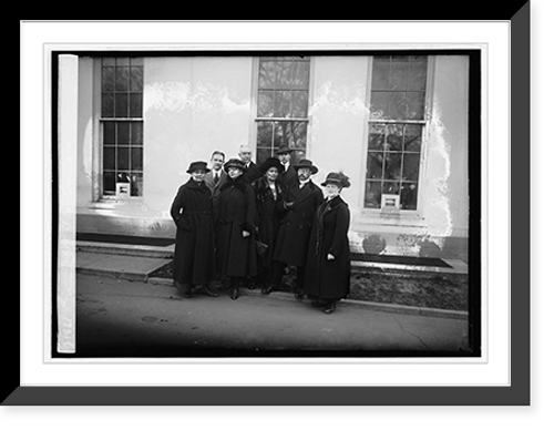 Historic Framed Print, German W.C.T.W. group, [11/23/22],  17-7/8" x 21-7/8"