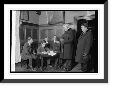 Harding at Pres. Club, 12/15/22, Antique Wall Art