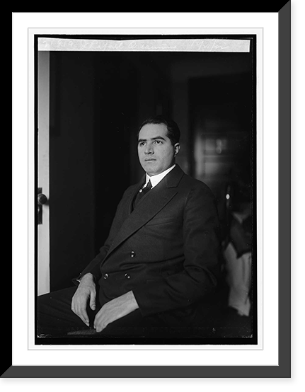 Historic Framed Print, J. Rafael Oreamuno, 12/21/22,  17-7/8" x 21-7/8"