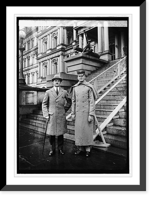 Historic Framed Print, Col. Jno. G. Cadet Ray Quekemeyer, 12/28/22,  17-7/8" x 21-7/8"