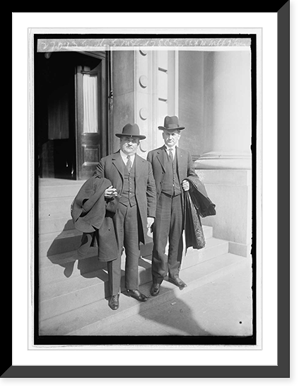 Gov. Thos. G. McLeod of S.C. & Gov. Pat. M. Neff of Texas, 10/20/23, Historic Reproduction
