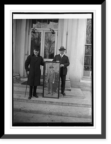 Sen. Spencer with Coolidge photo, 1/1/24, Vintage Print