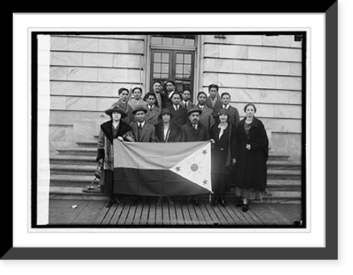 Historic Framed Print, Philippine group,  17-7/8" x 21-7/8"