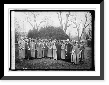 Mrs. Coolidge & Pi Beta Phi, 4/11/24 - 2, Vintage Print