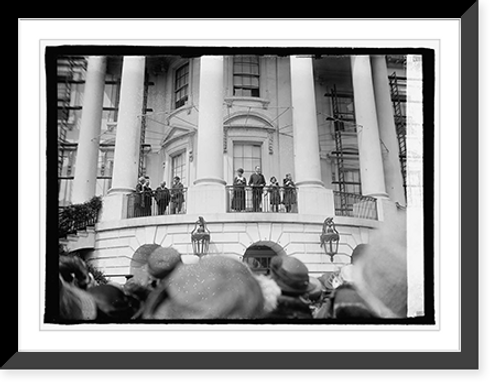 Historic Framed Print, Easter egg rolling, [Washington, D.C.], 4/21/24,  17-7/8" x 21-7/8"