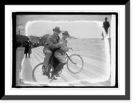 Historic Framed Print, Con. Conrad & Irving Caesar, 4/17/24,  17-7/8" x 21-7/8"