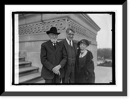 Senator Copeland with his father & mother, 4/26/24, Antique Wall Art