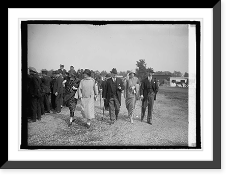 Fred S. Purnell, Miss B. McKeldin, & Leon Orlowski, 5/17/24, Historic Print