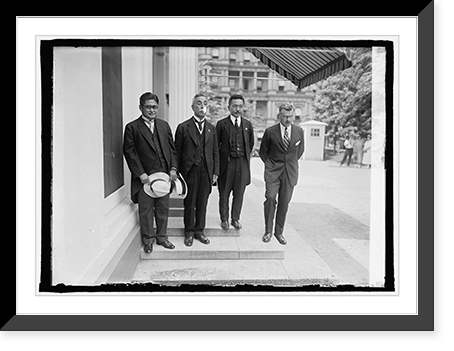 Isahuro Yoshida, Rev. Takeshi Ikai, Koyabe and J. Butler Wright, 7/16/24, Vintage Poster