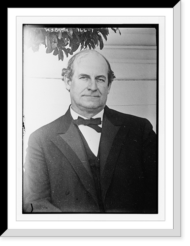 W.J. Bryan, portrait bust, Vintage Print