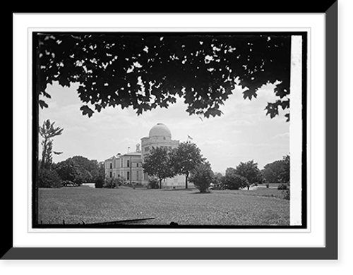 Historic Framed Print, Naval Observatory, [Washington, D.C., 8/18/24],  17-7/8" x 21-7/8"