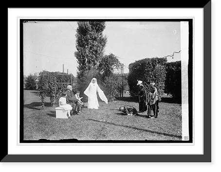 Tableaus by Amer. Red Cross, 10/9/24, Antique Print