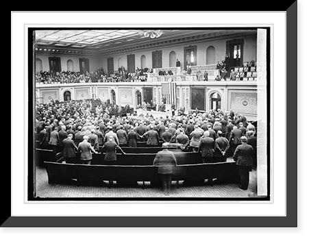 Opening of 2nd session of 68th Congress, 12/1/24 Classic, Historic Reproduction