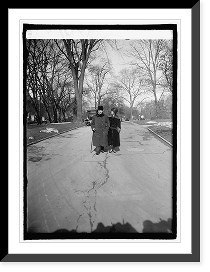 Rep. and Mrs. Thomas D. Schall of Minn. at White House, Washington, D.C., 1/21/25 Classic, Vintage Wall Art
