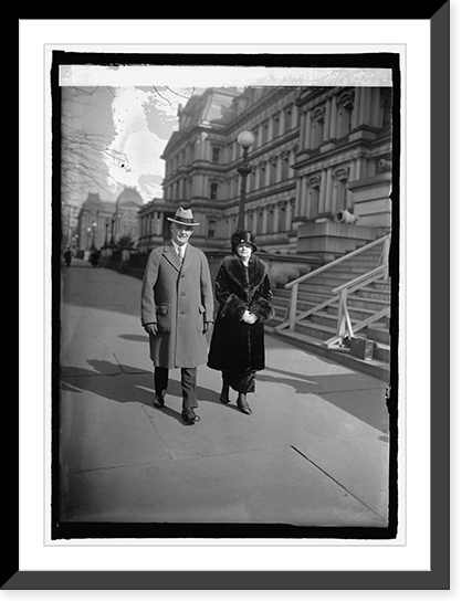 Senator & Mrs. R.W. Means, 2/18/25, Vintage Wall Art