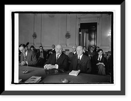 Historic Framed Print, Sec. Weeks before House of Rep. Aircraft Com., [2/28/25],  17-7/8" x 21-7/8"