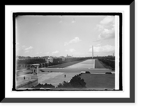 Monument from Lincoln Mem., Washington, D.C., 8/20/25 - 2, Vintage Poster