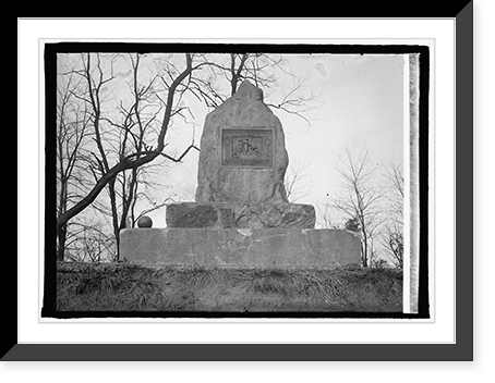 Lincoln Monument at Fort Stevens, 12/15/25, Historic Reproduction