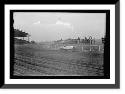 Historic Framed Print, Auto races, Benning, Md., [i.e., Washington, D.C.], Thanksgiving, 1916 - 2,  17-7/8" x 21-7/8"