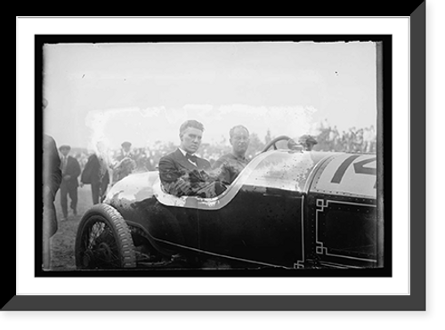 Historic Framed Print, Auto races, Bennings, Md. [i.e., Washington, D.C.], 1915 - 2,  17-7/8" x 21-7/8"