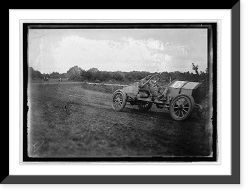 Historic Framed Print, Auto races, Bennings, Md. [i.e., Washington, D.C.], 1915 - 8,  17-7/8" x 21-7/8"