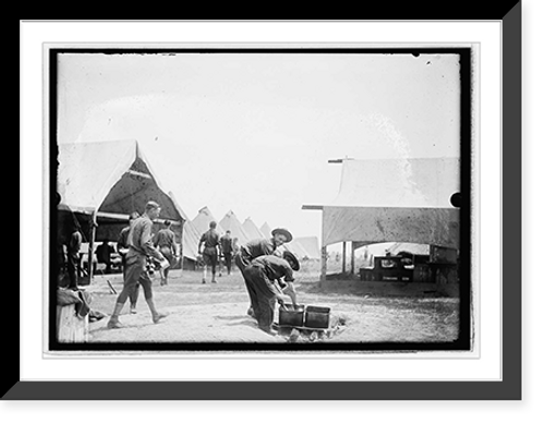 Historic Framed Print, Cavalry camp, Winchester, Va., 1913 - 2,  17-7/8" x 21-7/8"
