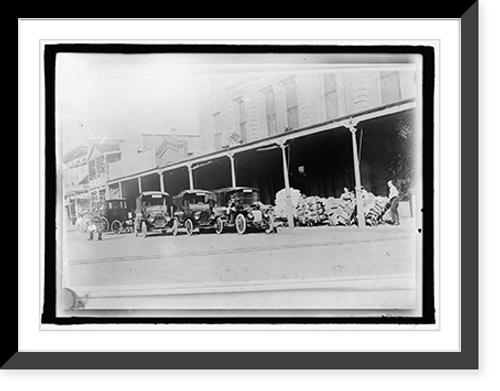 Historic Framed Print, Center Market, Wash., D.C.,  17-7/8" x 21-7/8"