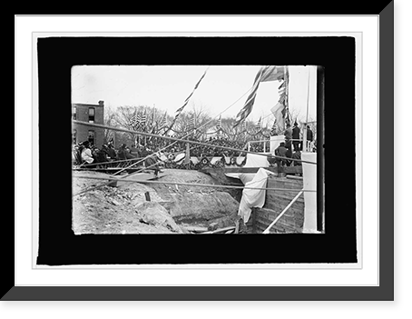 Red Cross corner stone, 3/27/15 - 4, Historic Reproduction