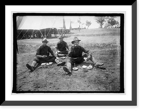 Historic Framed Print, U.S. Army or Nat. Guard - 5,  17-7/8" x 21-7/8"