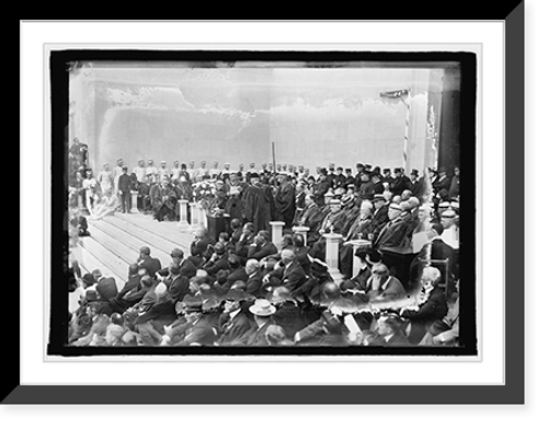 Historic Framed Print, Dedication of Scottish Rite Temple, Wash., D.C., Oct. 1915 - 2,  17-7/8" x 21-7/8"