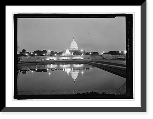 Historic Framed Print, [U.S. Capitol, Washington, D.C.],  17-7/8" x 21-7/8"