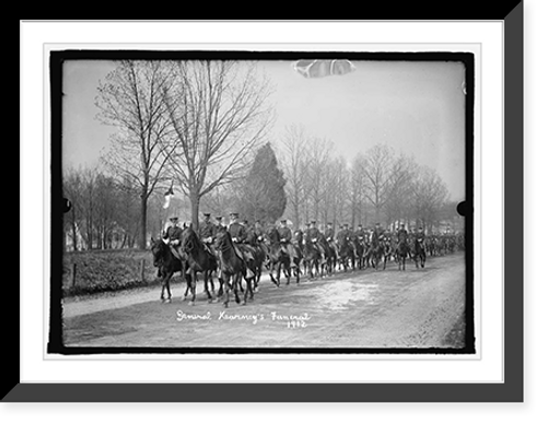 Historic Framed Print, General Kearney's funeral, 1912,  17-7/8" x 21-7/8"