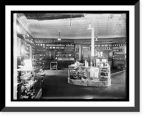 Historic Framed Print, Seaton Garage Supply house, interior,  17-7/8" x 21-7/8"