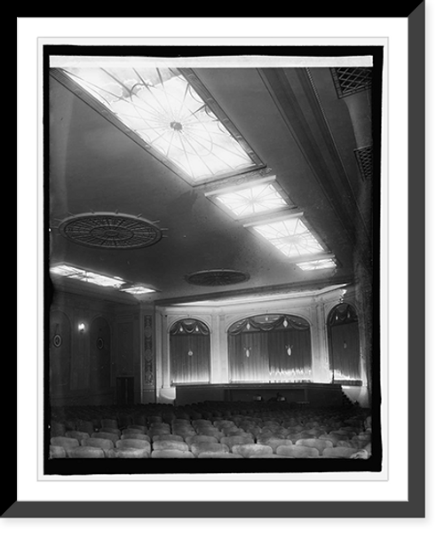 Historic Framed Print, York Theater, interior - 4,  17-7/8" x 21-7/8"