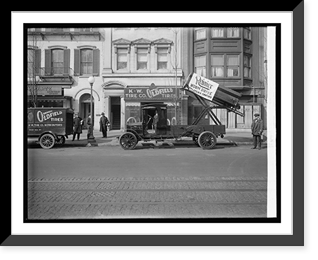 K & W Tire Co. Rainier truck, Historic Print