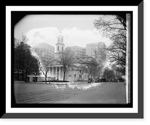 Historic Framed Print, St. John's Episcopal, 16 & H, [Washington, D.C.],  17-7/8" x 21-7/8"