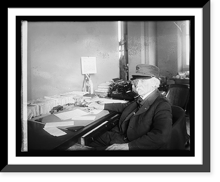 Historic Framed Print, E.B. Simonds Pension Ofc., [5/1/20],  17-7/8" x 21-7/8"