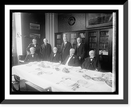 Historic Framed Print, Cannon luncheon, 1920, 5/6/20,  17-7/8" x 21-7/8"