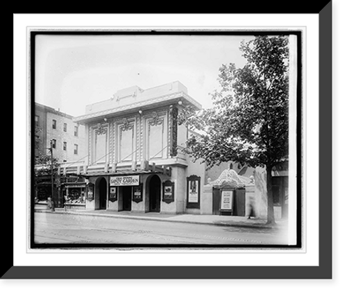 Historic Framed Print, Crandall's Savoy [theater], exterior,  17-7/8" x 21-7/8"