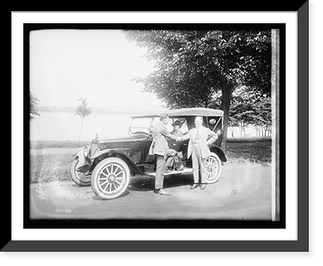 Historic Framed Print, Allen car, 1920 - 2,  17-7/8" x 21-7/8"