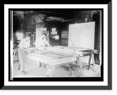 Navy Yard relief map - 2, Historic Reproduction