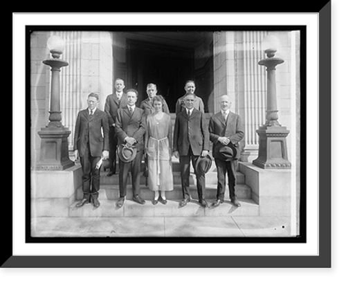 Historic Framed Print, Am. Fed. Labor group,  17-7/8" x 21-7/8"