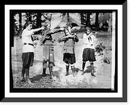 Girl Scouts - 16, Historic Print