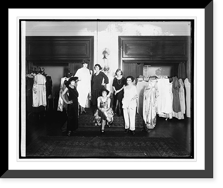 Wells Corset Shop (Style show), Historic Print